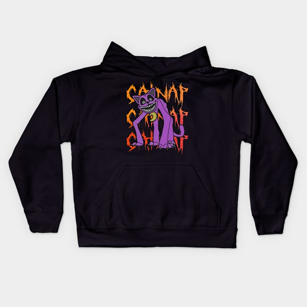 catnap pop monster Kids Hoodie by Jello_ink